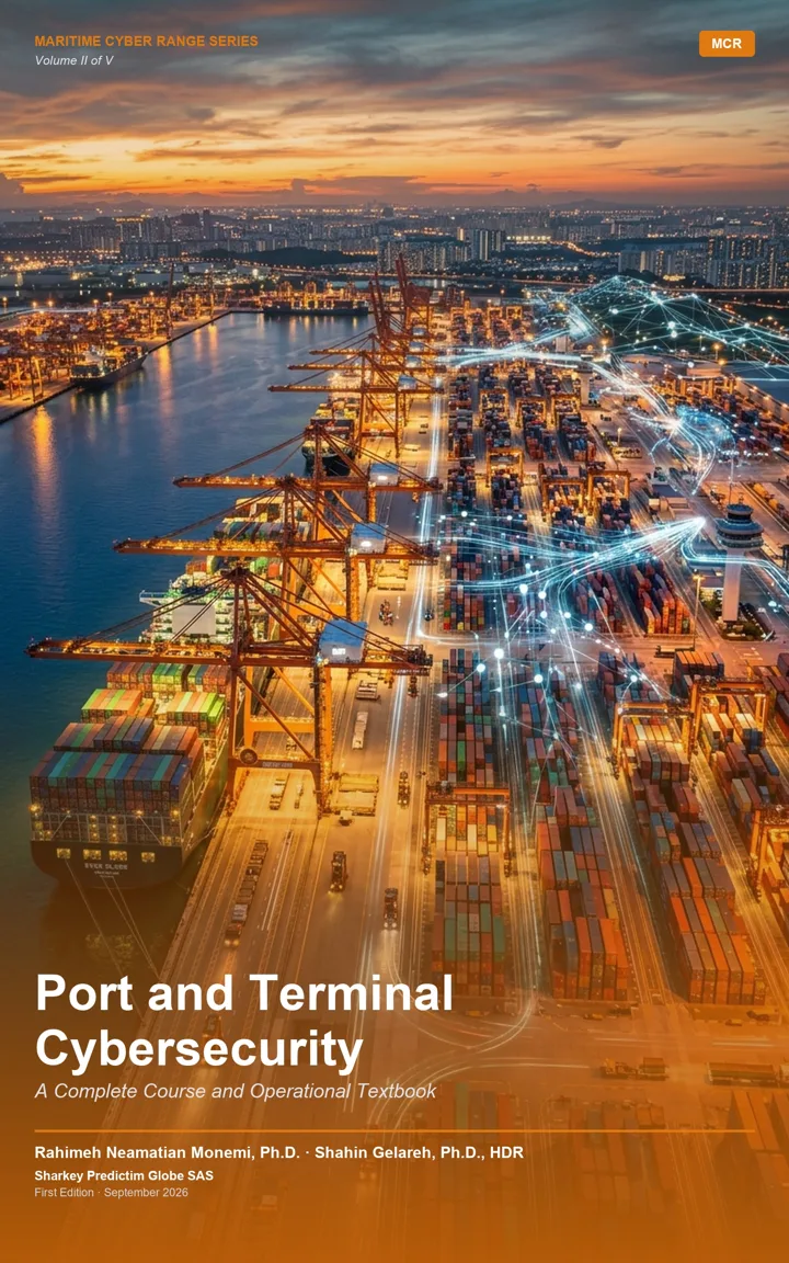 Cover of Port and Terminal Cybersecurity, Volume II of the Maritime Cyber Range Series
