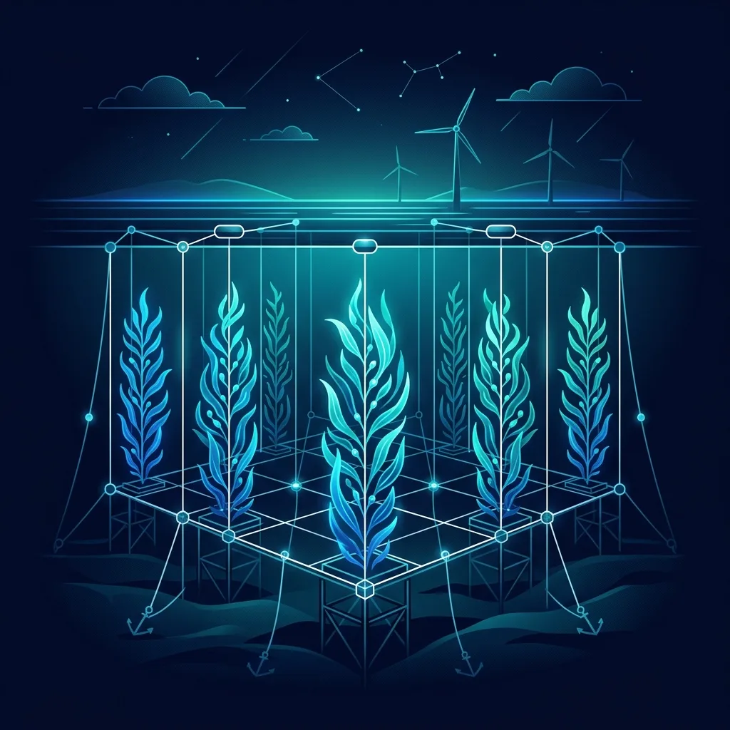 Offshore seaweed aquaculture cultivation structures